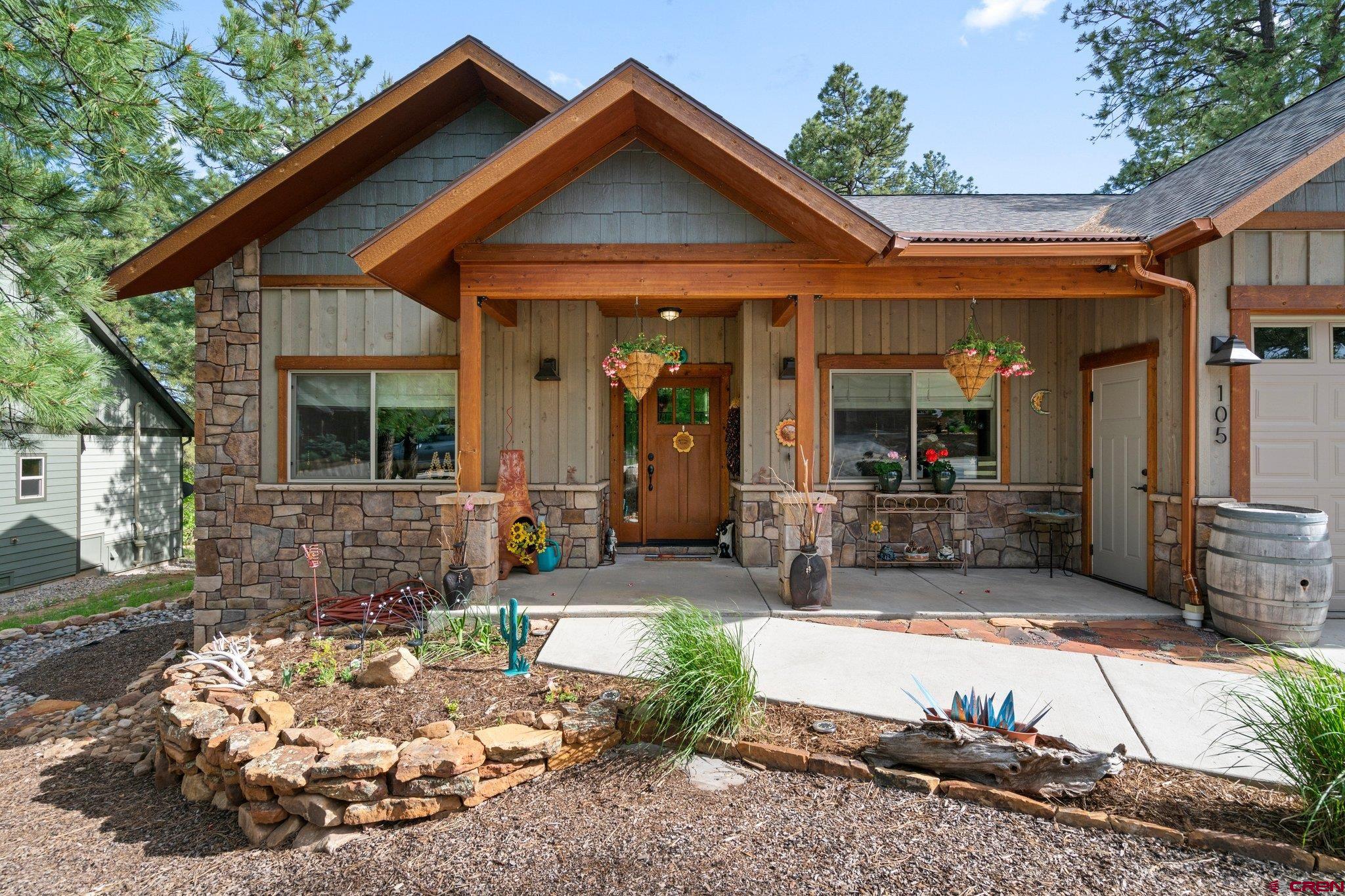 105 Window Lake Trail Durango, CO 81301 - Photo 36 of 36 a front view of a house with patio