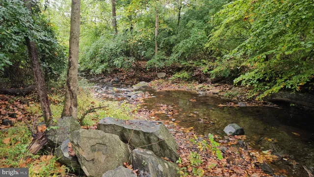 a view of a porch with a backyard