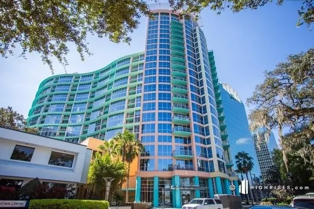 a front view of a building