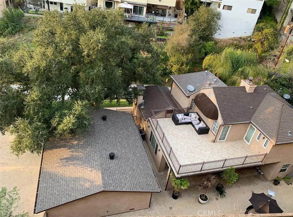 1338 North Jackson Street Glendale, CA 91207 - Photo 23 of 24 an aerial view of a house with swimming pool