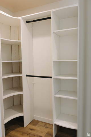 215 South 1050th West, Unit 10 Provo, UT 84601 - Photo 24 of 38 Walk in closet featuring light wood finished floors