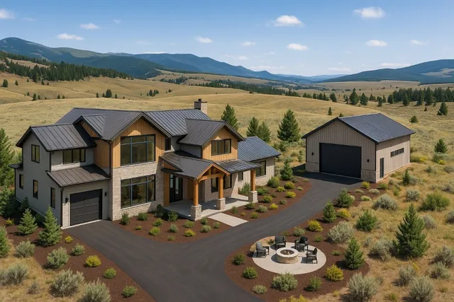 a view of a lake with a mountain