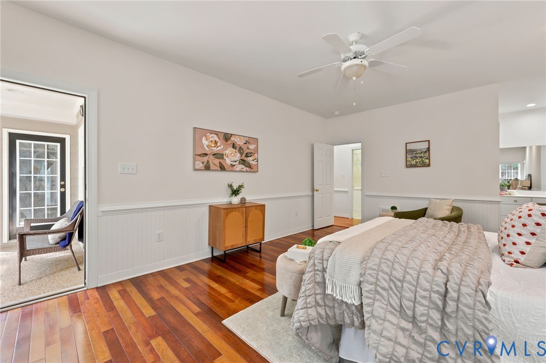 4701 Regal Oaks Road Glen Allen, VA 23059 - Photo 24 of 60 a bedroom with a bed and a chair