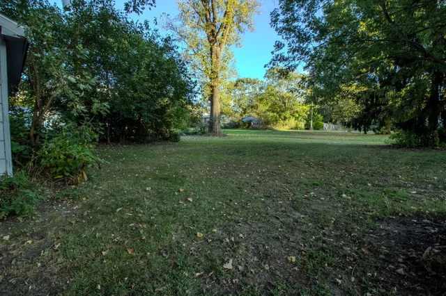 a view of outdoor space and yard