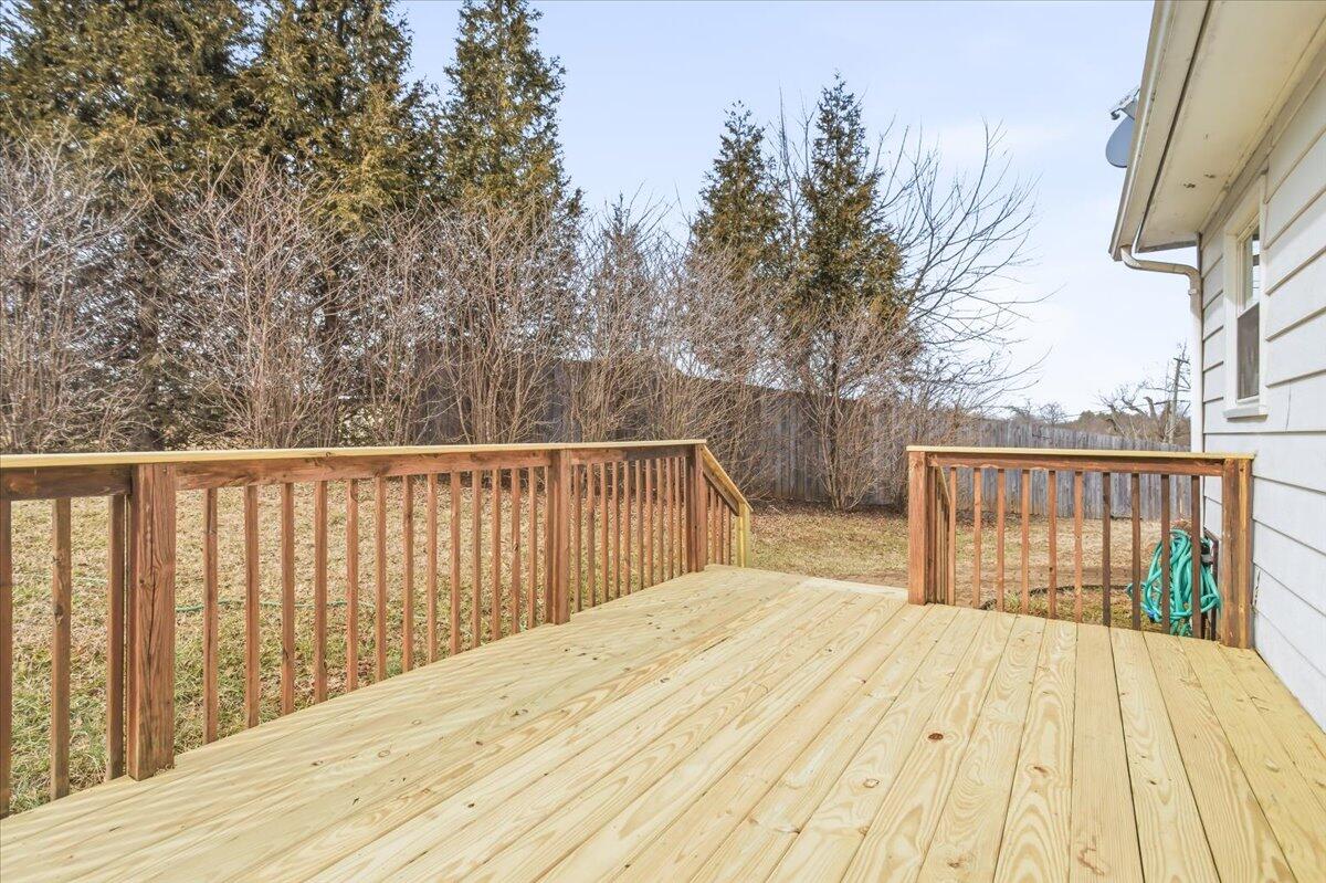 1249 Blue Ridge Turnpike Fincastle, VA 24090 - Photo 10 of 29 a balcony with wooden floor and fence