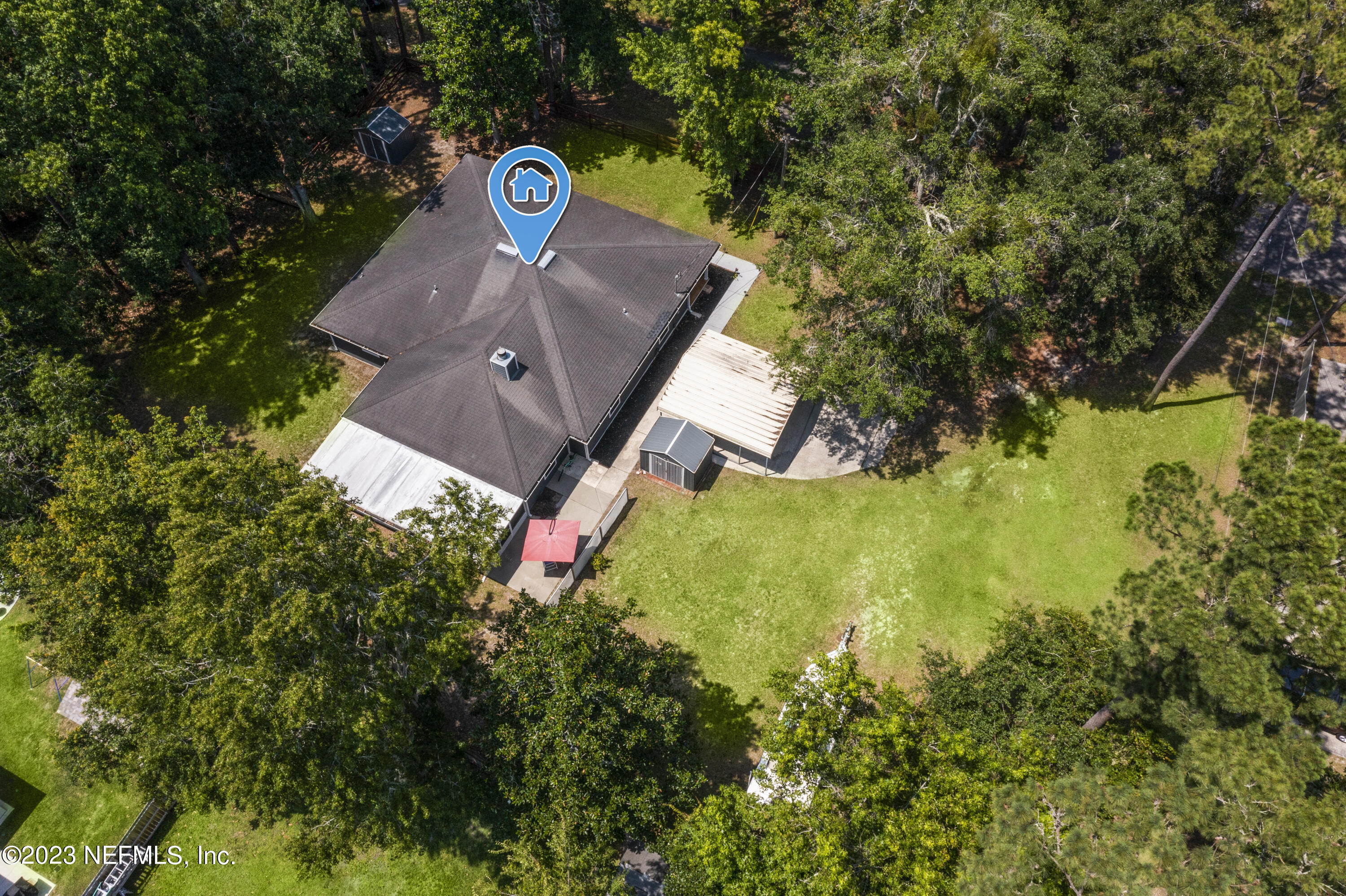 870 Fleming Street Fleming Island, FL 32003 - Photo 44 of 48 a view of a back yard