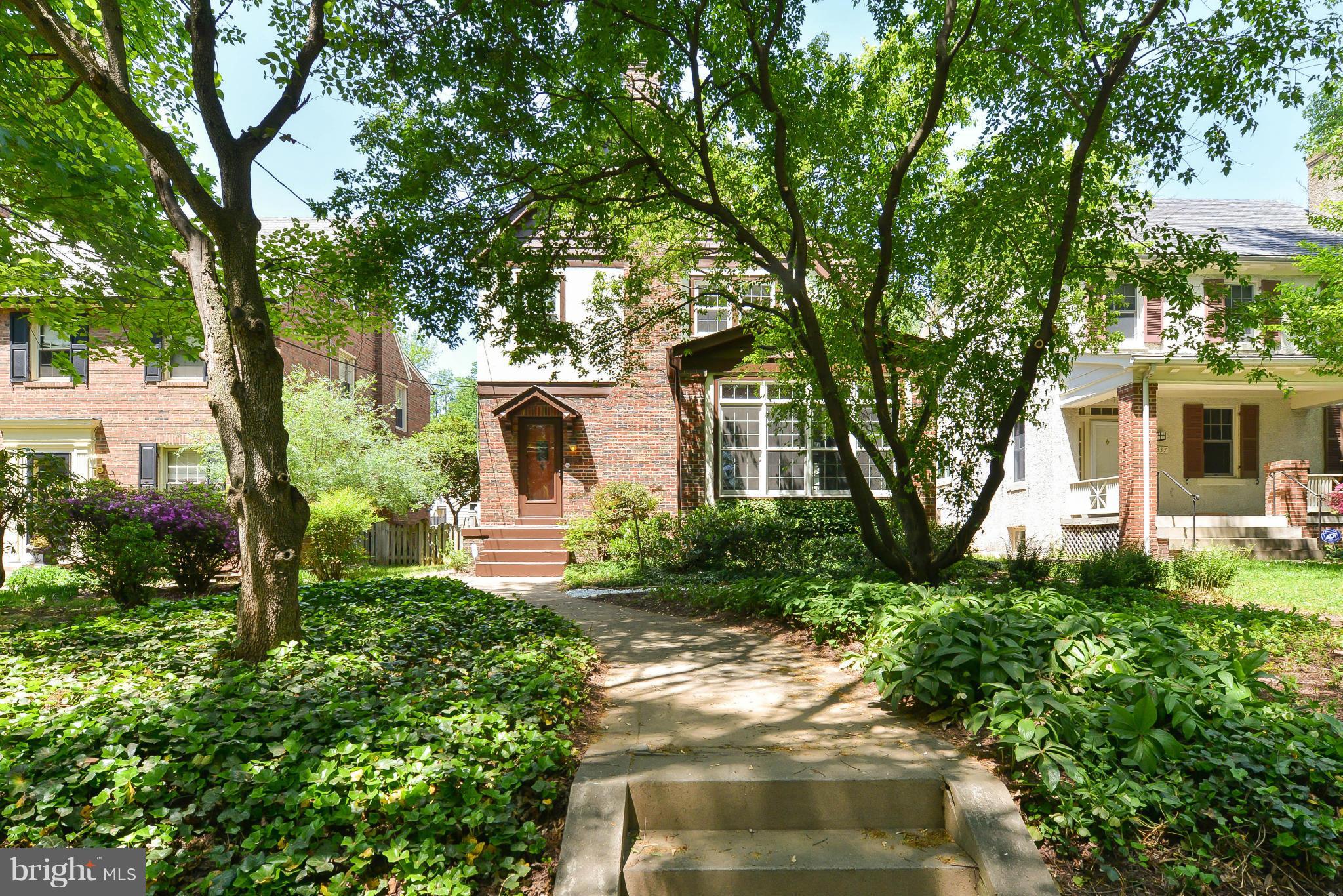 3339 Military Road Northwest Washington, DC 20015 - Photo 29 of 30 a front view of a house with garden