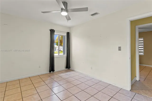 a view of an empty room