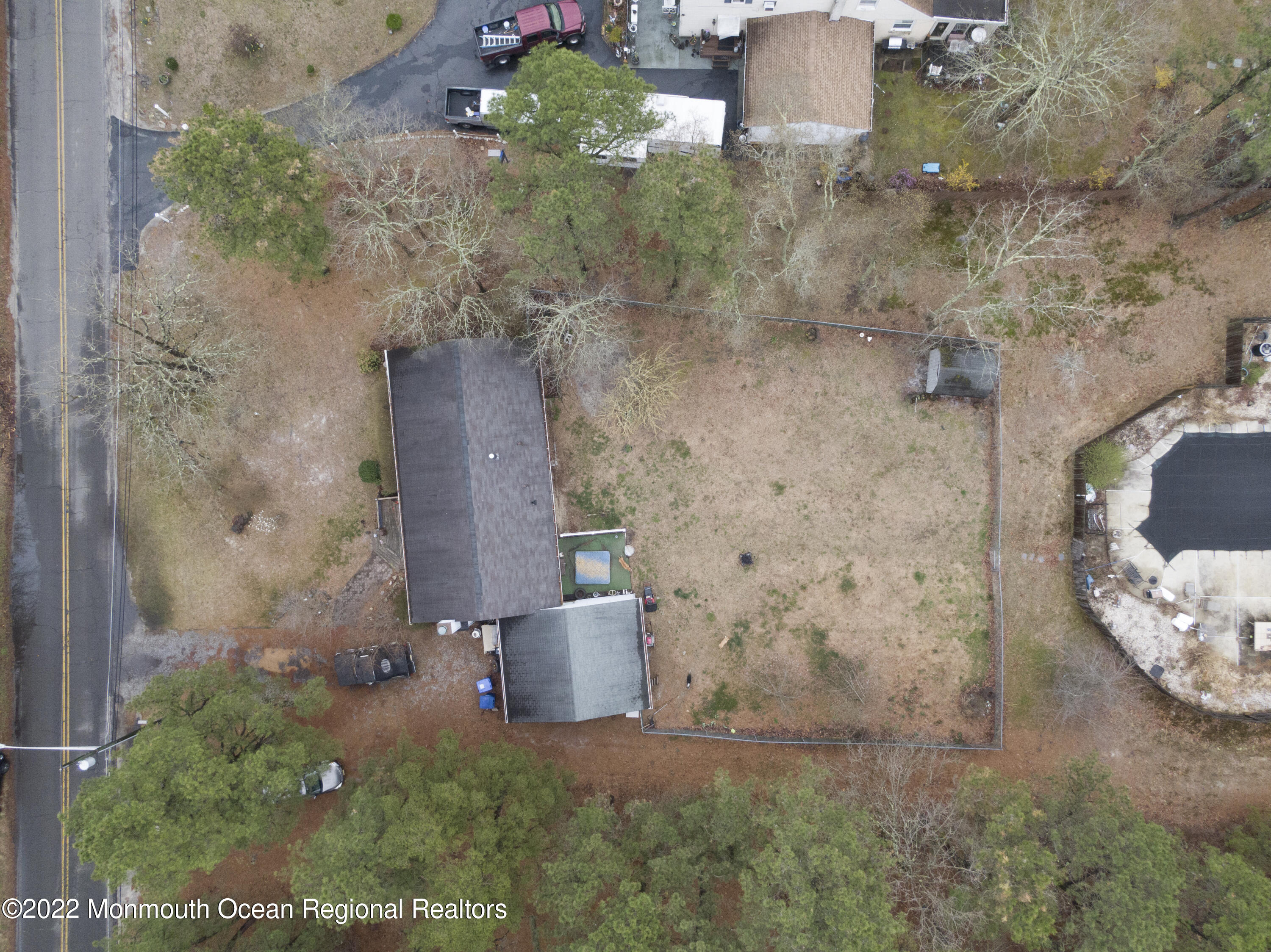 330 Ridge Road Browns Mills, NJ 08015 - Photo 31 of 33 an aerial view of a house with a yard