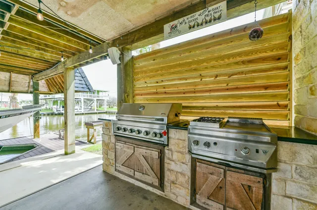 a view of a kitchen with a stove