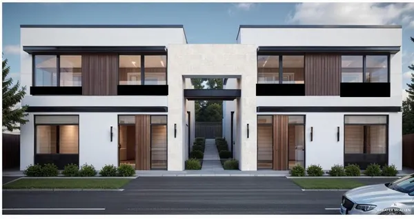 a black and white photo of a living room