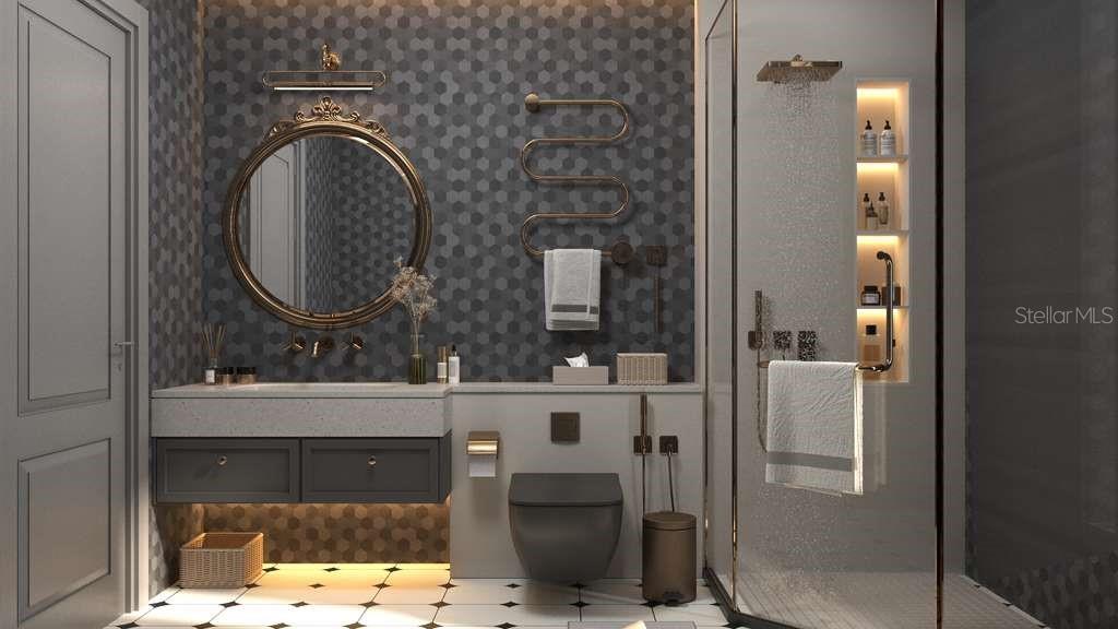 Tbd Southwest 151st Avenue Ocala, FL 34481 - Photo 12 of 27 a bathroom with a sink a mirror and shower