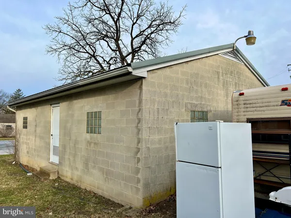 a backyard of a house