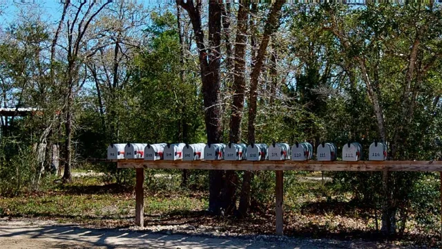 a sign on the side of the road