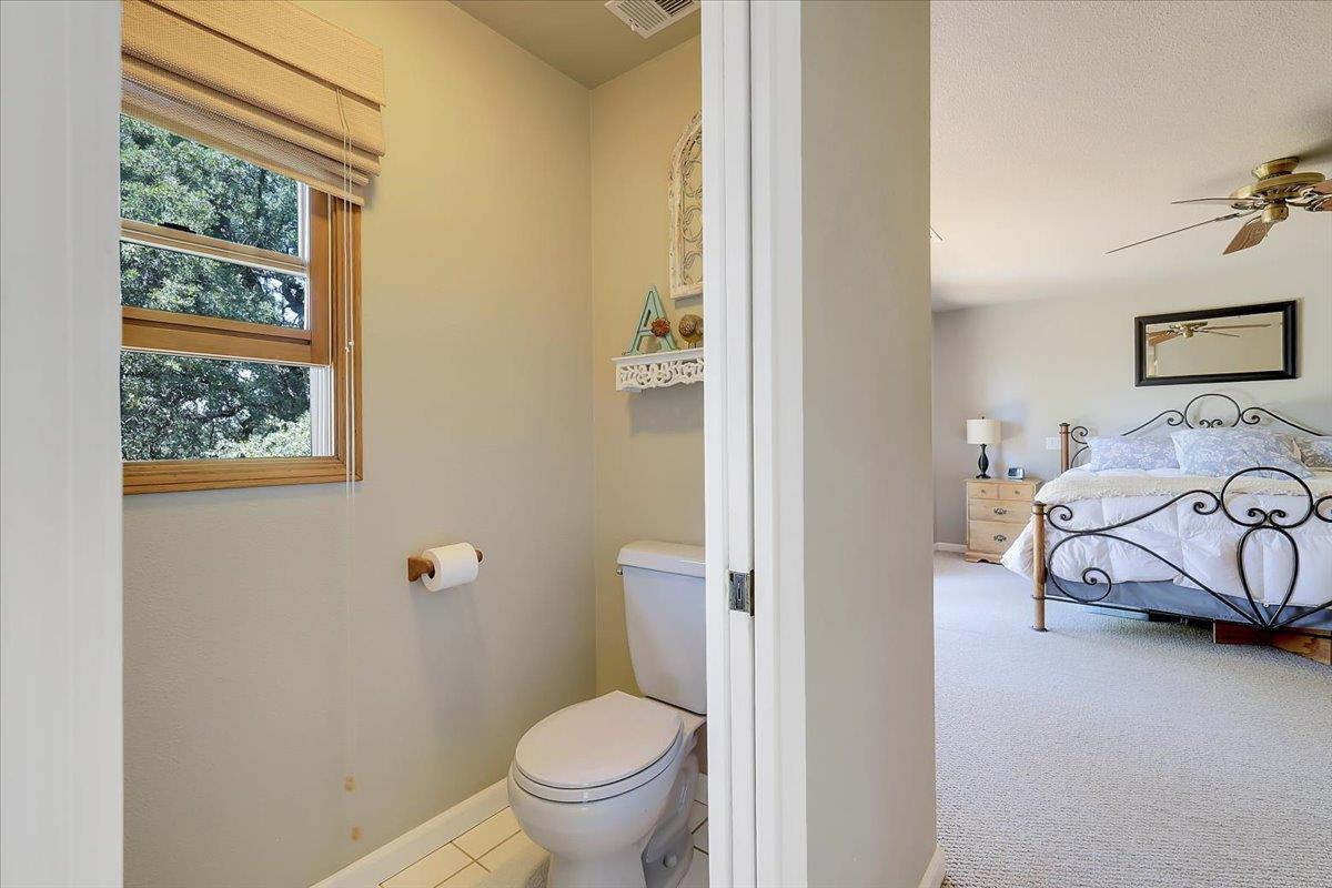 9521 Sicard Flat Road Browns Valley, CA 95918 - Photo 43 of 83 a bathroom with a toilet and a sink