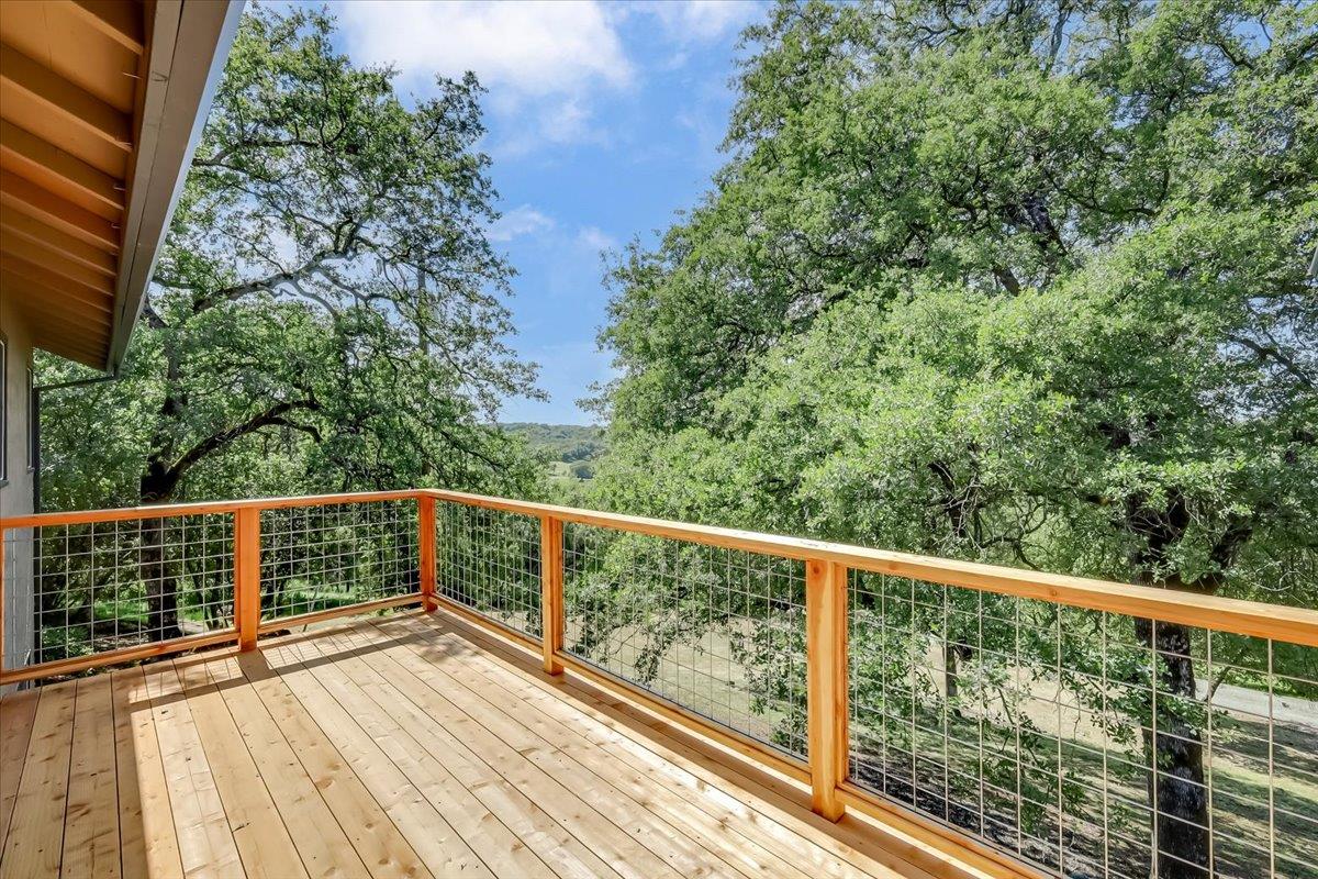 9521 Sicard Flat Road Browns Valley, CA 95918 - Photo 70 of 83 a view of balcony with wooden floor and fence