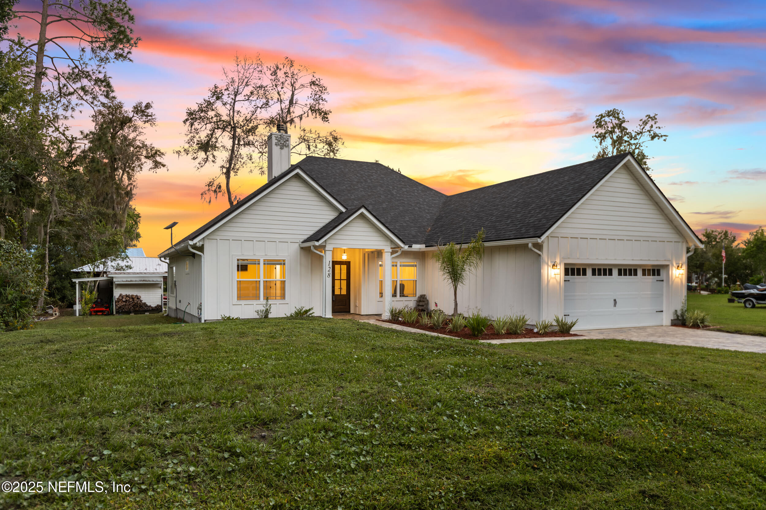 128 Santa Rosa Street Florahome, FL 32140 - Photo 53 of 57 Sunset Views Of The Front Of The Home
