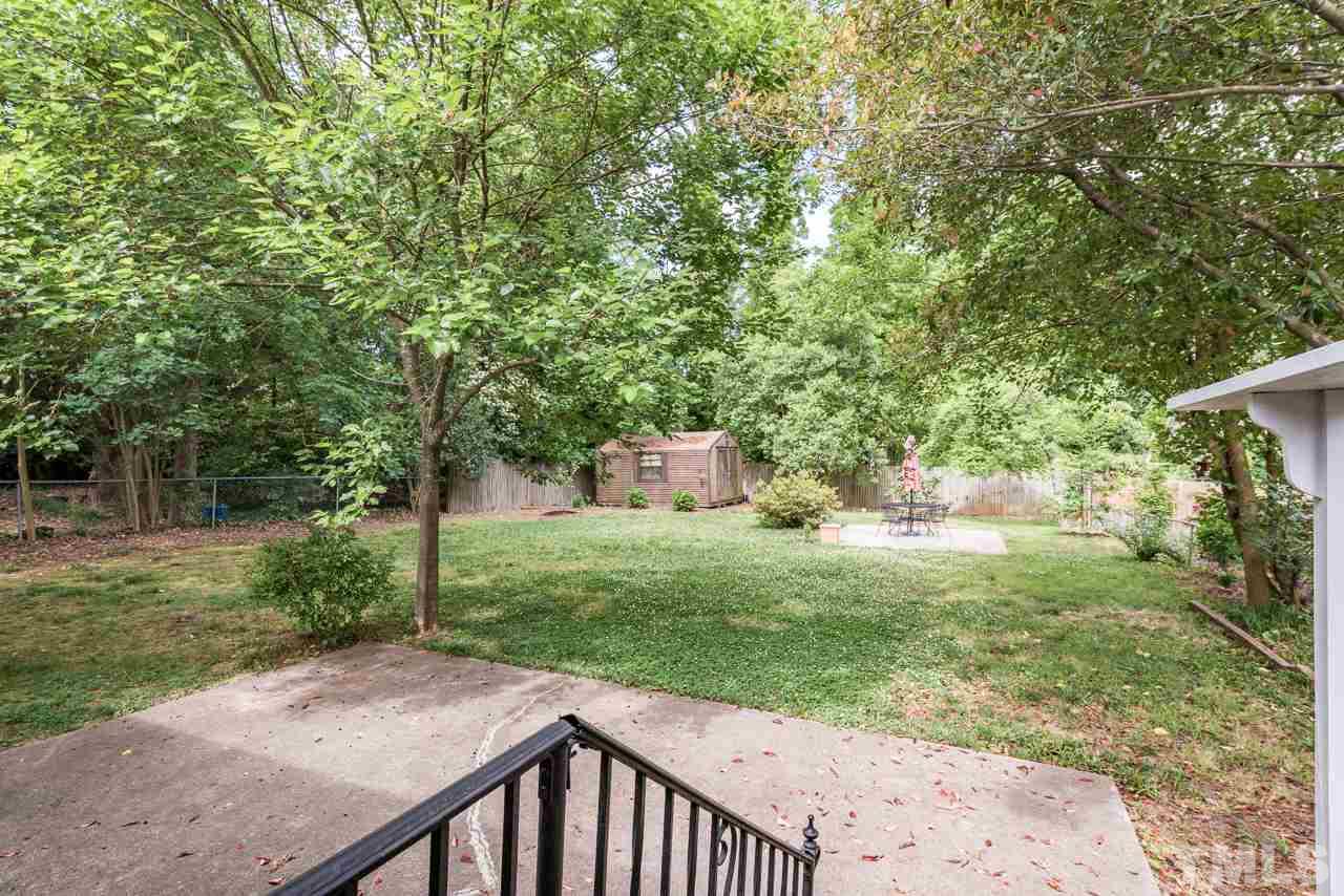 1205 Mitchell Street Raleigh, NC 27607 - Photo 22 of 25 a view of backyard with green space