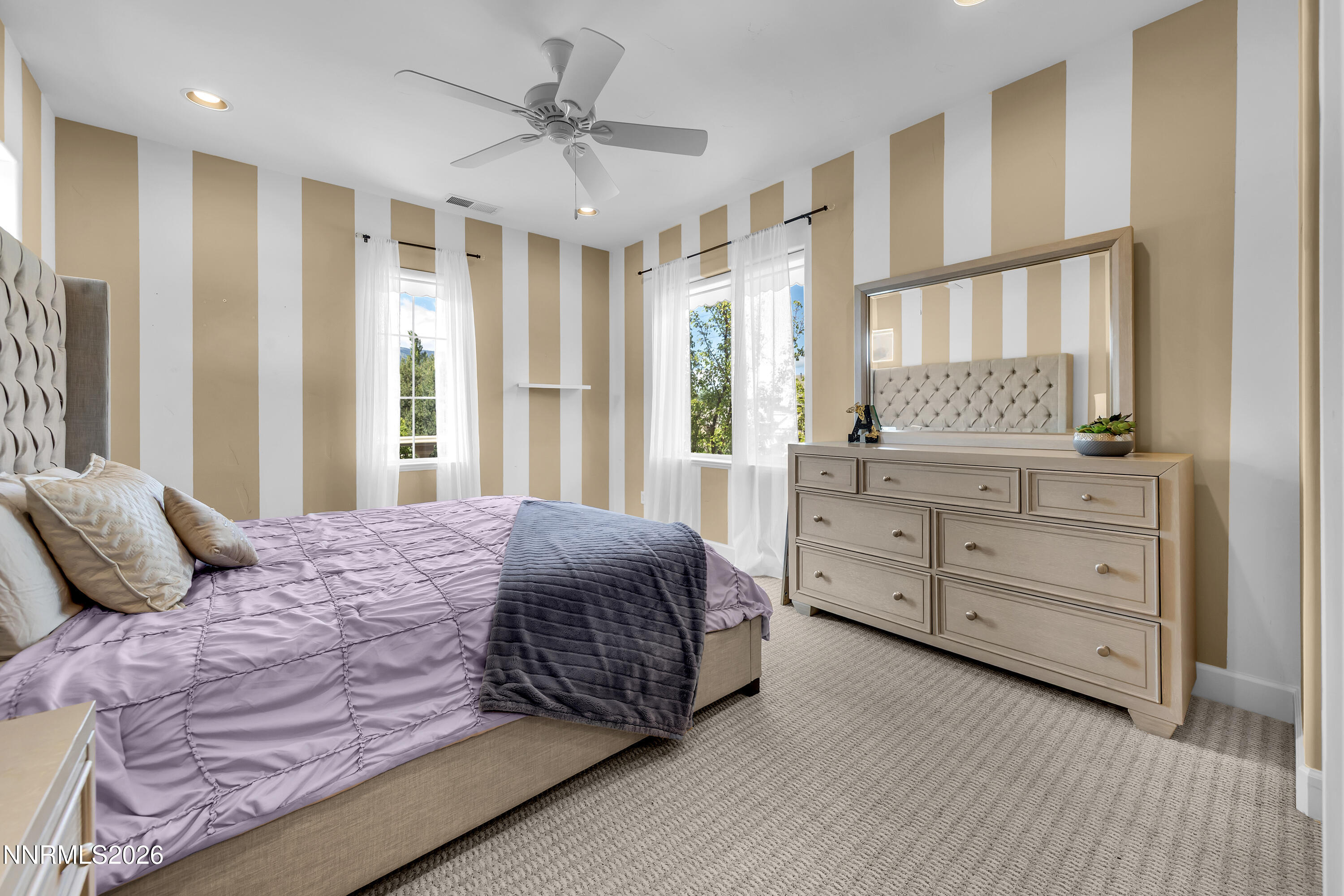 1898 Laurel Ridge Drive Reno, NV 89523 - Photo 60 of 87 a bedroom with a large bed and a window