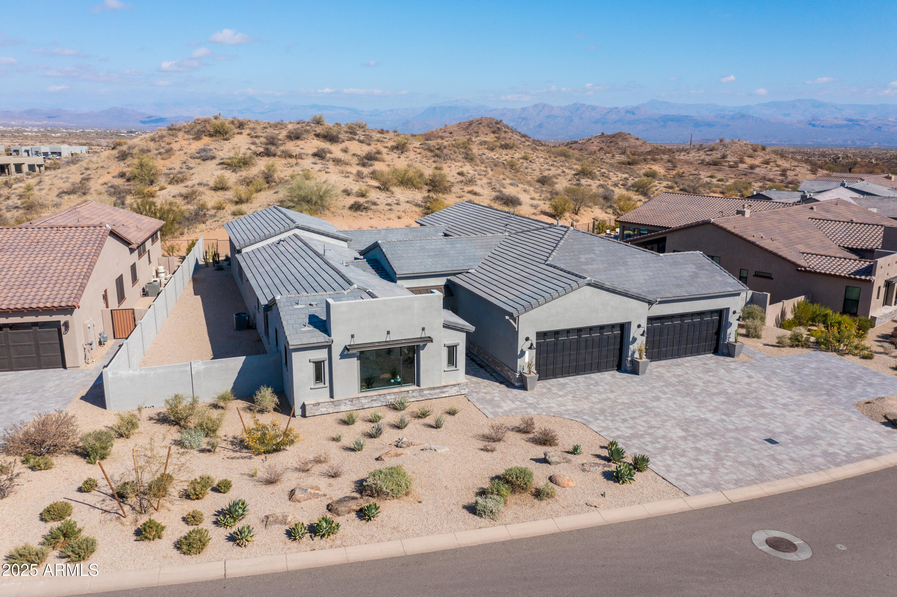 13238 East Ranch Gate Road Scottsdale, AZ 85255 - Photo 62 of 66 an aerial view of a house with a mountain