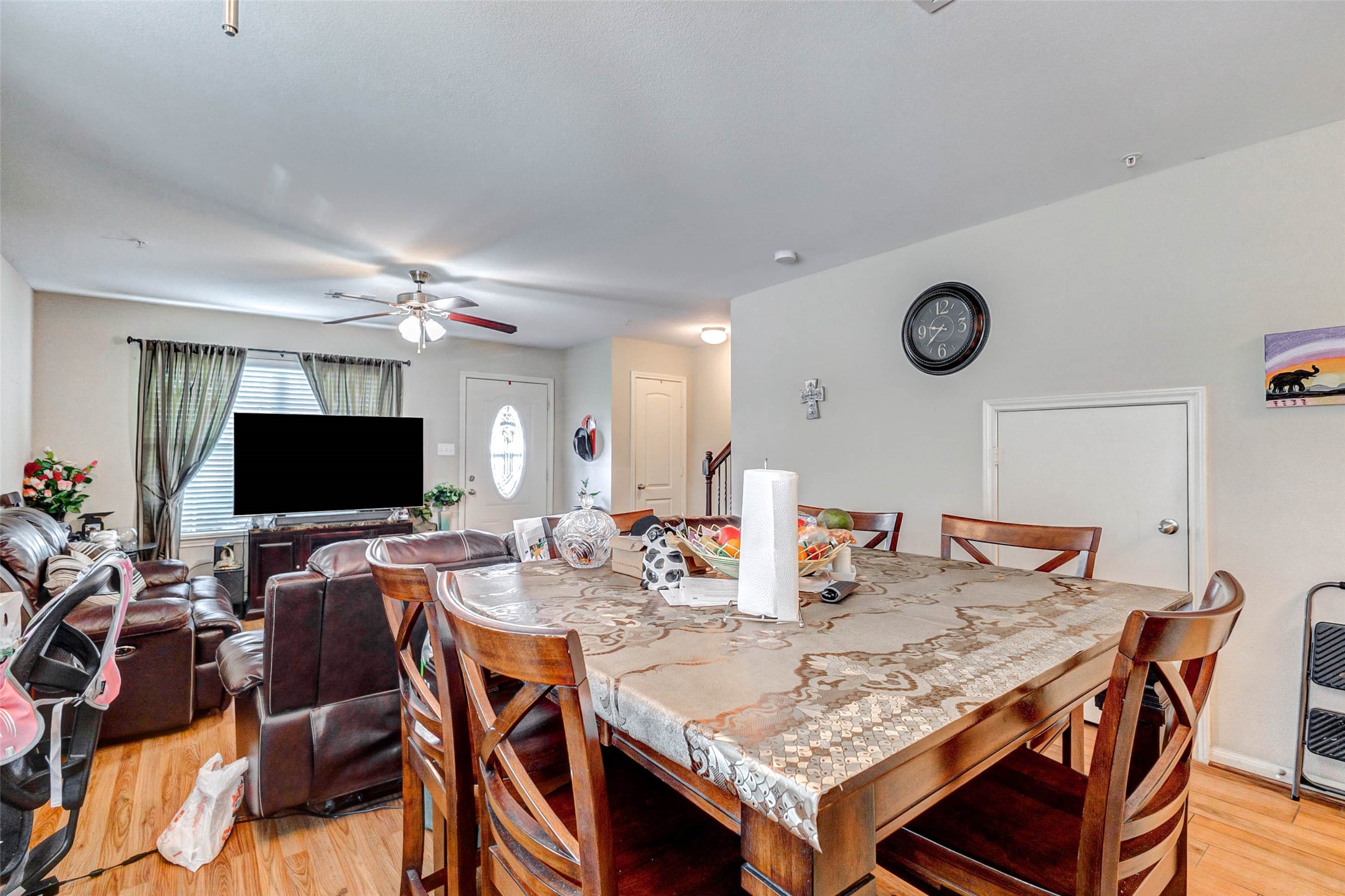 1702 Doyle Court, Unit 2 Pasadena, TX 77503 - Photo 16 of 30 a view of a dining room with furniture and wooden floor