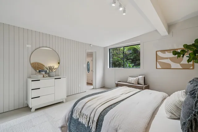 a outdoor dining space with furniture and outdoor view