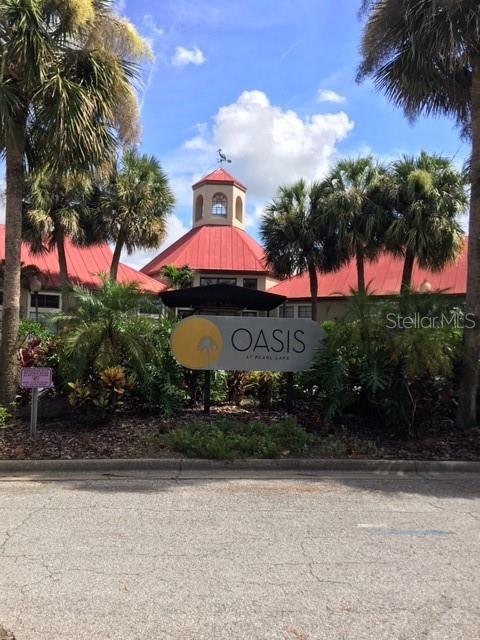 a view of a yard with plants and a fire pit