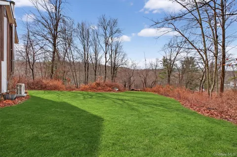 a view of backyard with tree