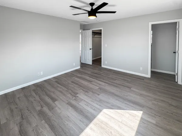 wooden floor in an empty room