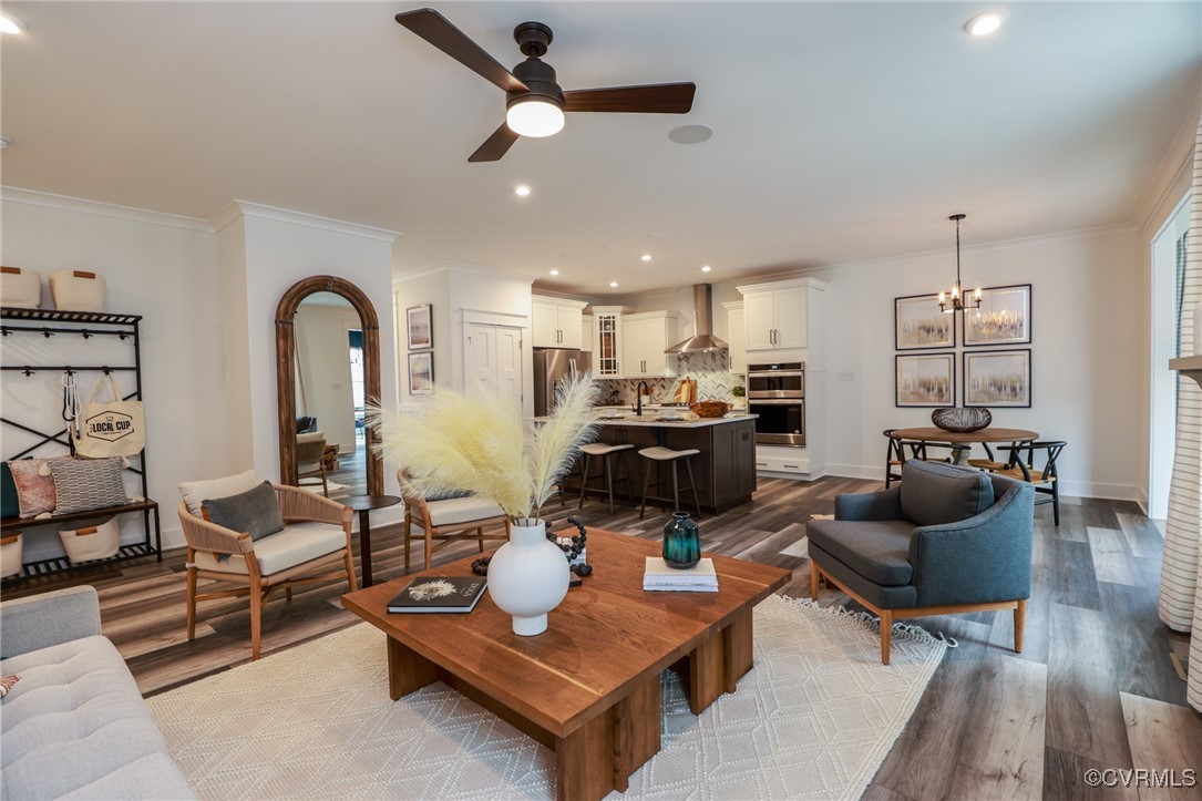3716 Rocketts Rdg Drive Goochland, VA 23063 - Photo 10 of 30 VIRTUAL STAGING. Photo represents the plan with vi