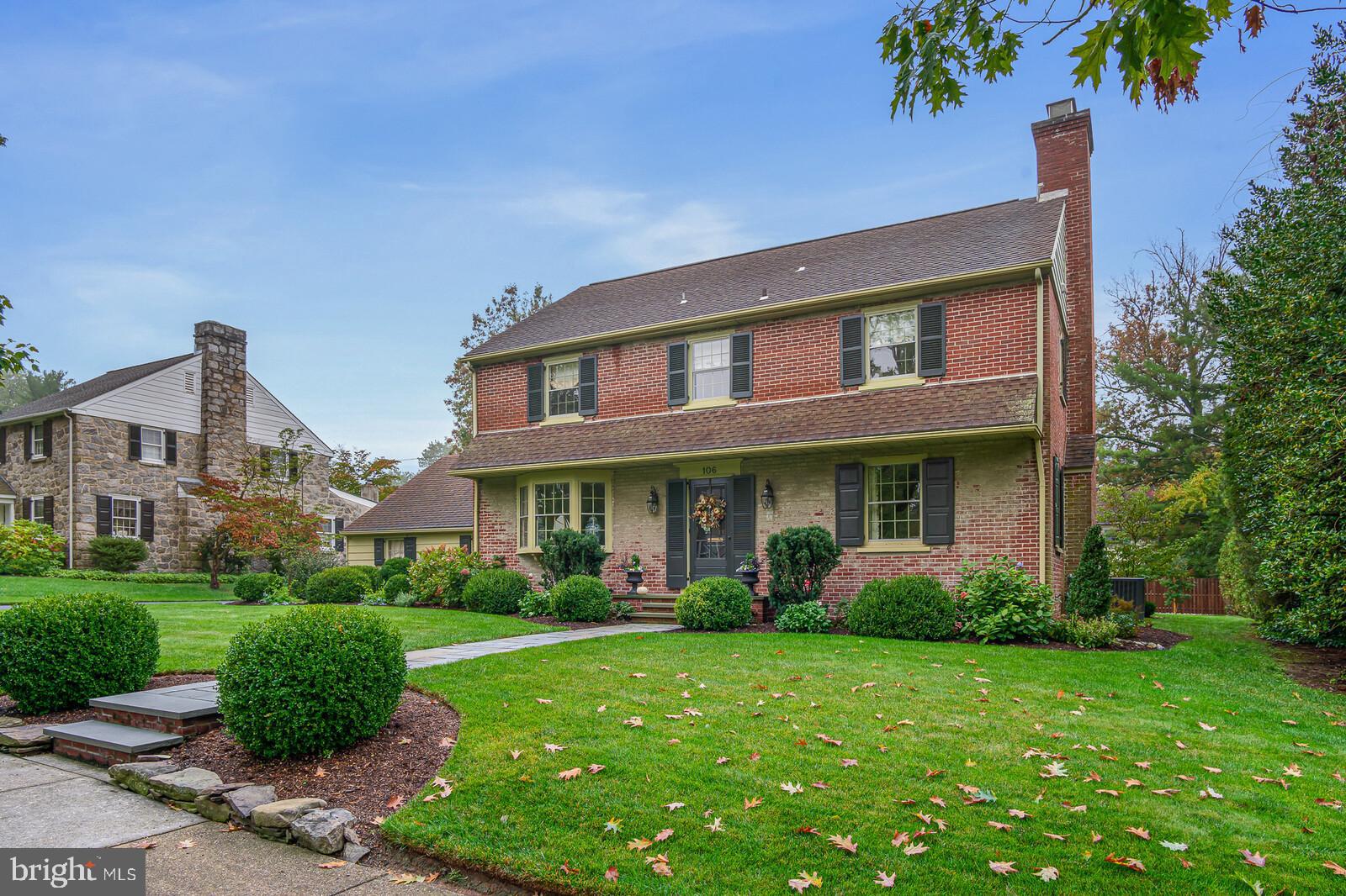106 Edgewood Road Wilmington, DE 19803 - Photo 3 of 25 a view of a house with a yard and plants