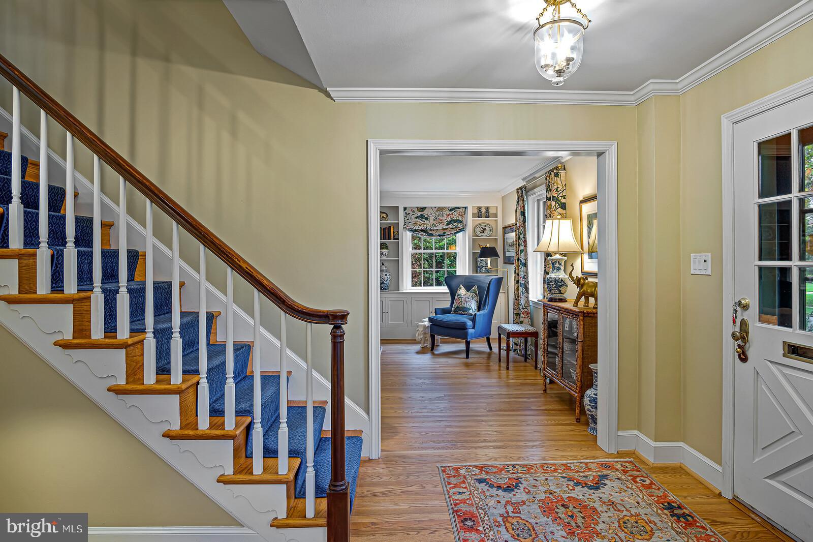 106 Edgewood Road Wilmington, DE 19803 - Photo 5 of 25 a view of an entryway wooden floor and dining room