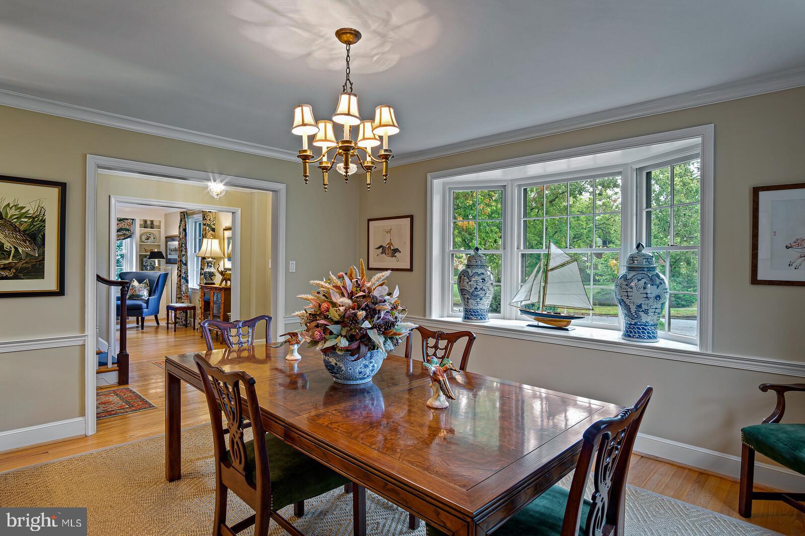 106 Edgewood Road Wilmington, DE 19803 - Photo 8 of 25 a view of a dining room with furniture window and outside view