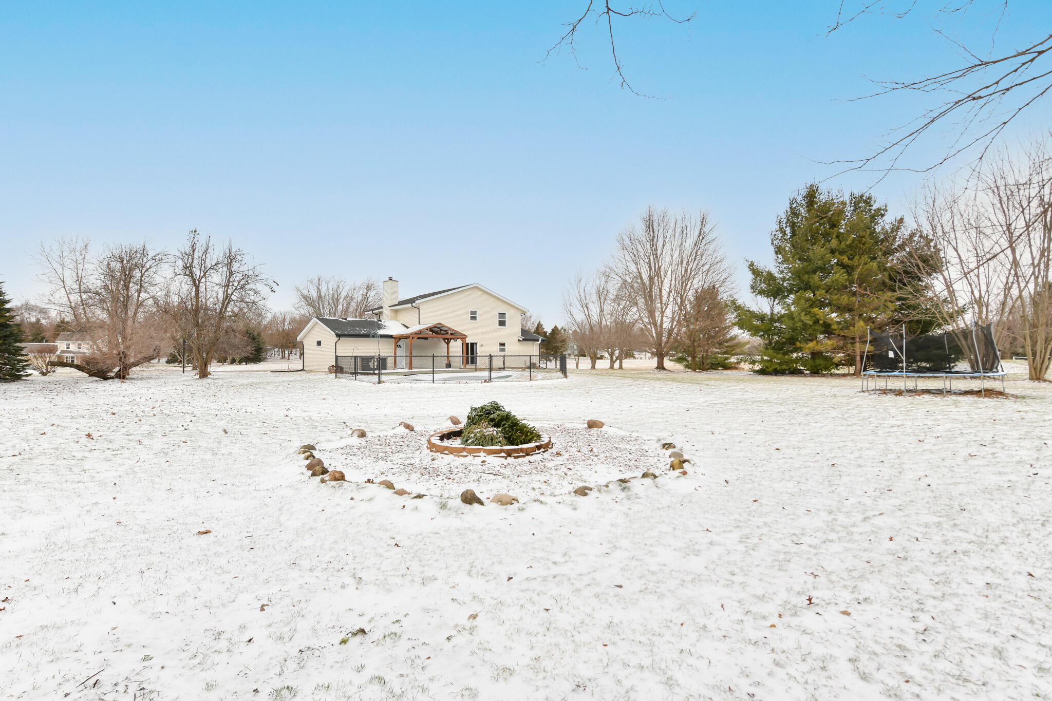 W328S8232 Memory Lane Mukwonago, WI 53149 - Photo 42 of 46 Firepit in Backyard