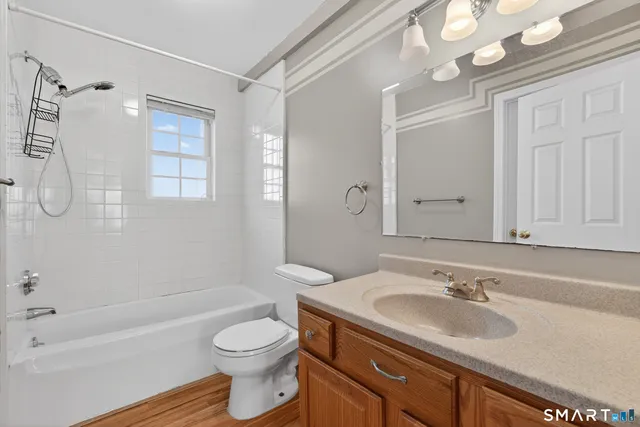 a bathroom with a sink a toilet and a bathtub