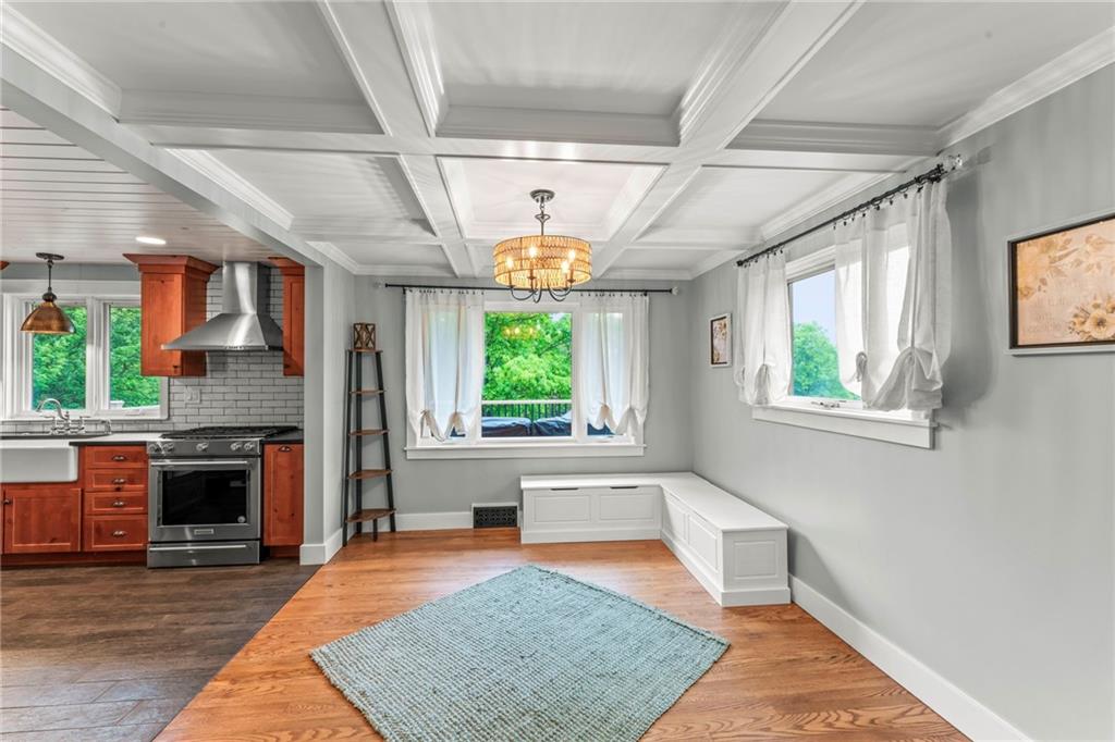 857 East McMurray Road Venetia, PA 15367 - Photo 11 of 37 a living room with furniture and a fireplace
