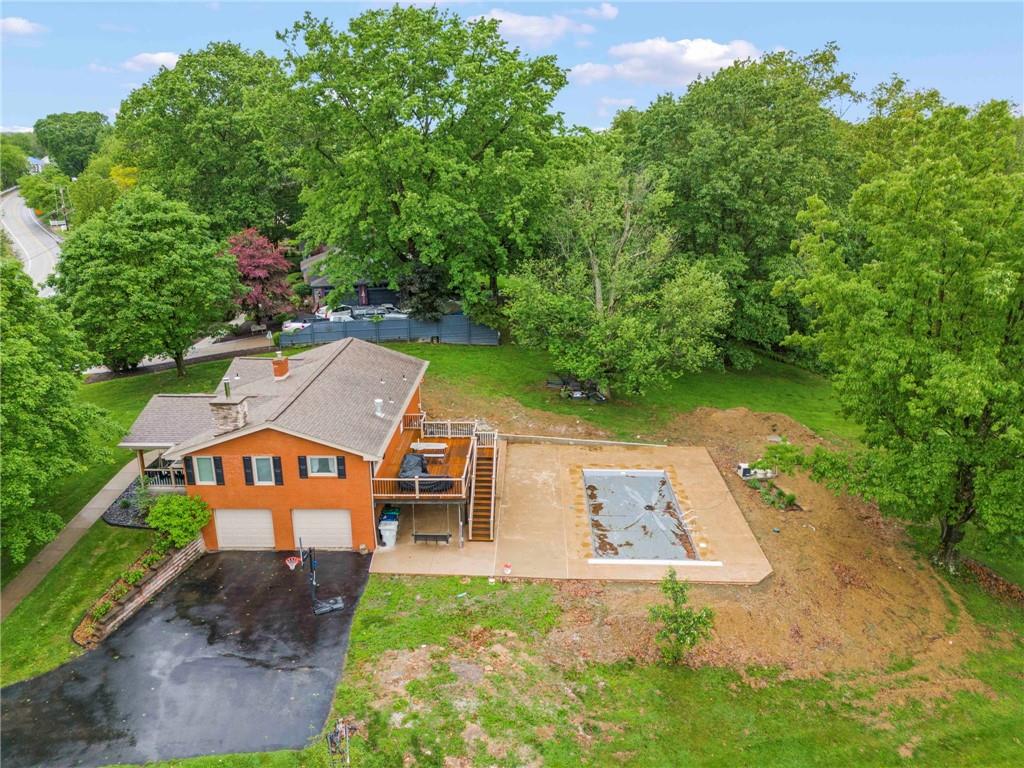 857 East McMurray Road Venetia, PA 15367 - Photo 35 of 37 an aerial view of a house with garden space and street view