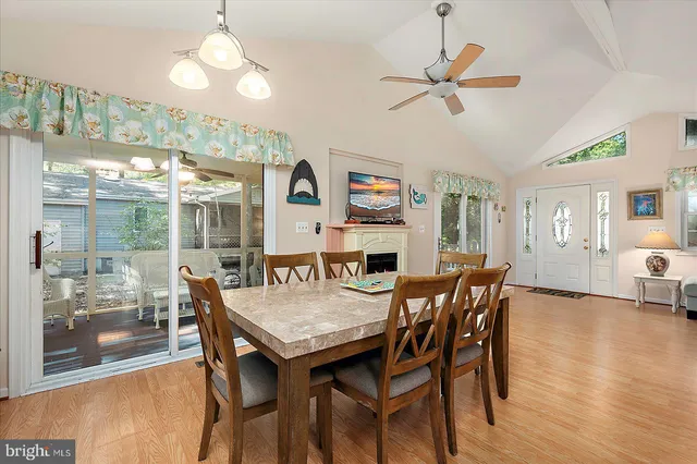 a bedroom with a bed and a dresser in it