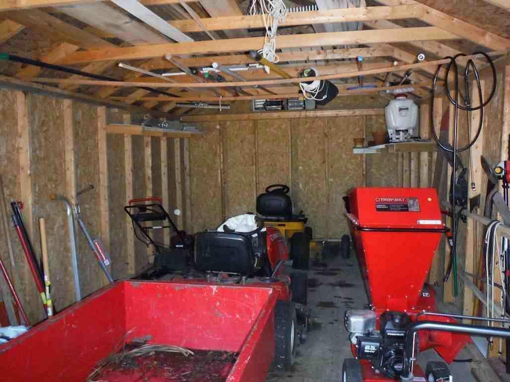 2446 Ridgeway Road Lugoff, SC 29078 - Photo 17 of 21 Tool and Tractor Storage Bldg Interior