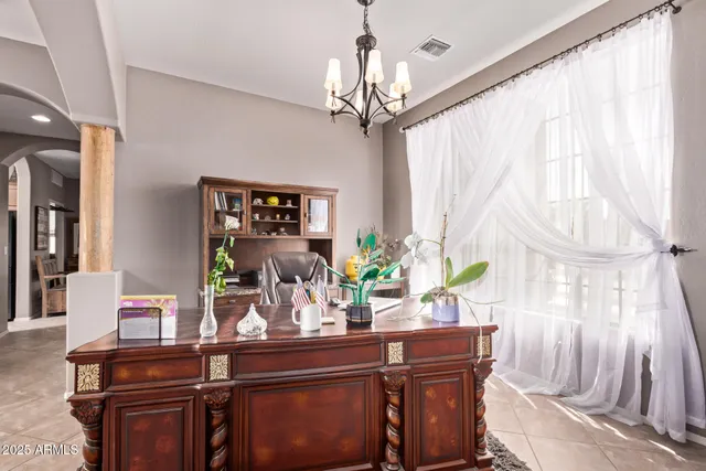 a view of hall with a window