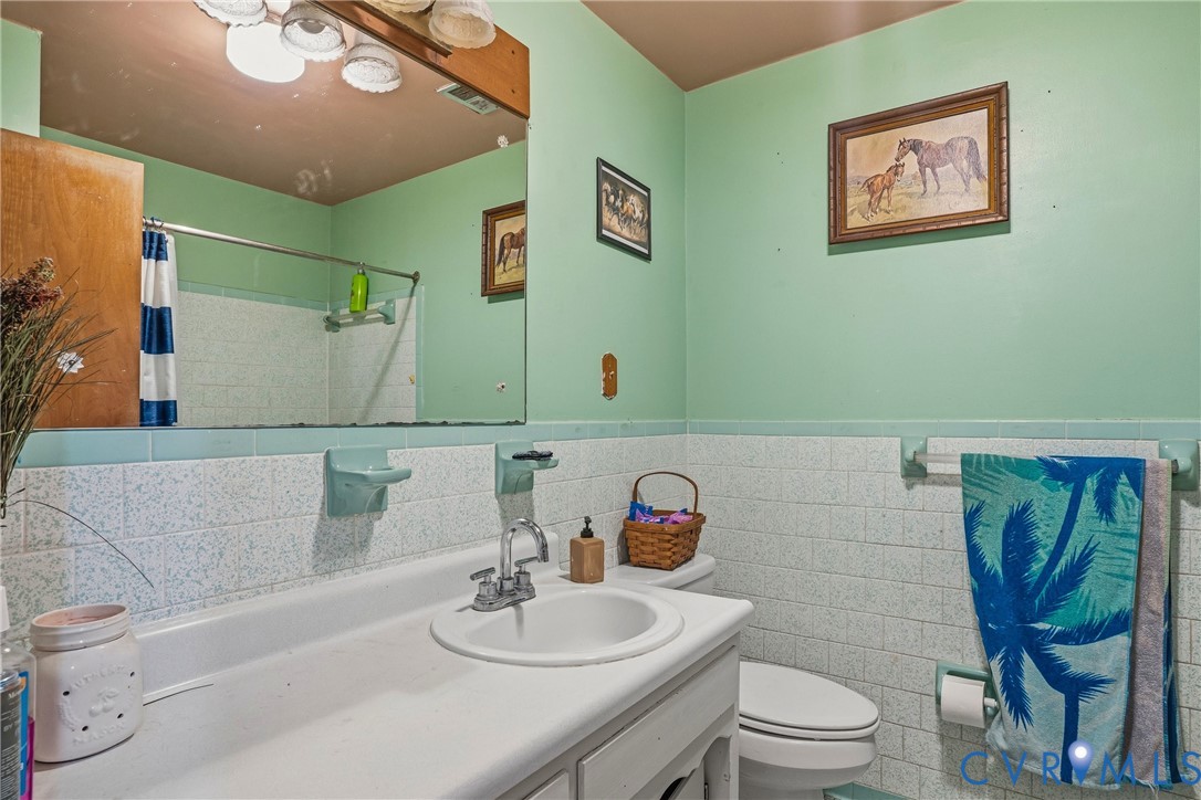 14219 Spruce Avenue Chester, VA 23836 - Photo 21 of 32 a bathroom with a sink a toilet and a mirror