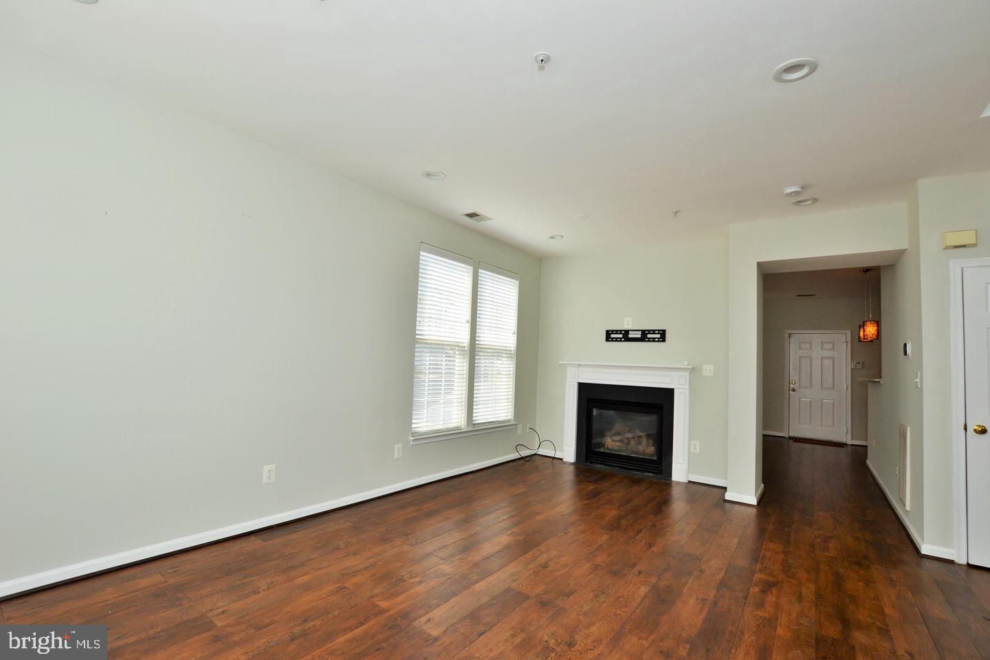 43048 Zander Terrace Ashburn, VA 20147 - Photo 6 of 18 an empty room with wooden floor fireplace and window