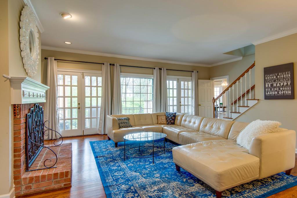 3600 Hobbs Road Nashville, TN 37215 - Photo 11 of 29 a living room with furniture and a fireplace