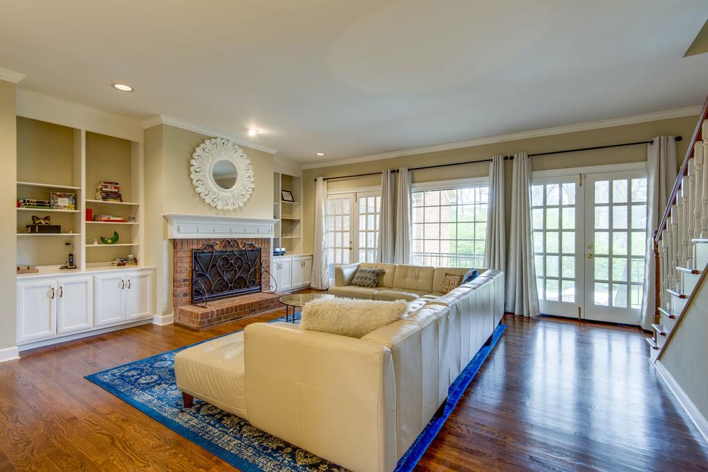 3600 Hobbs Road Nashville, TN 37215 - Photo 12 of 29 a living room with furniture and a fireplace