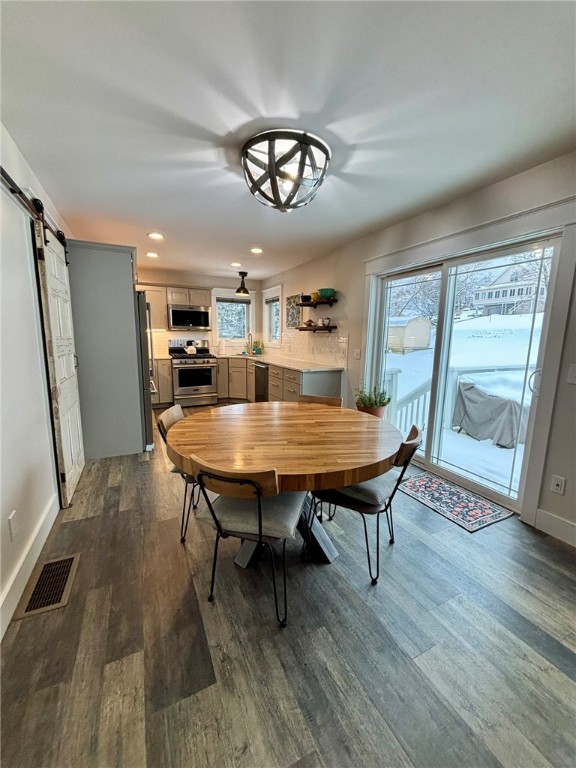 326 West 1st Street Corning, NY 14830 - Photo 8 of 35 Dining Area w/sliding doors overlooking back deck/