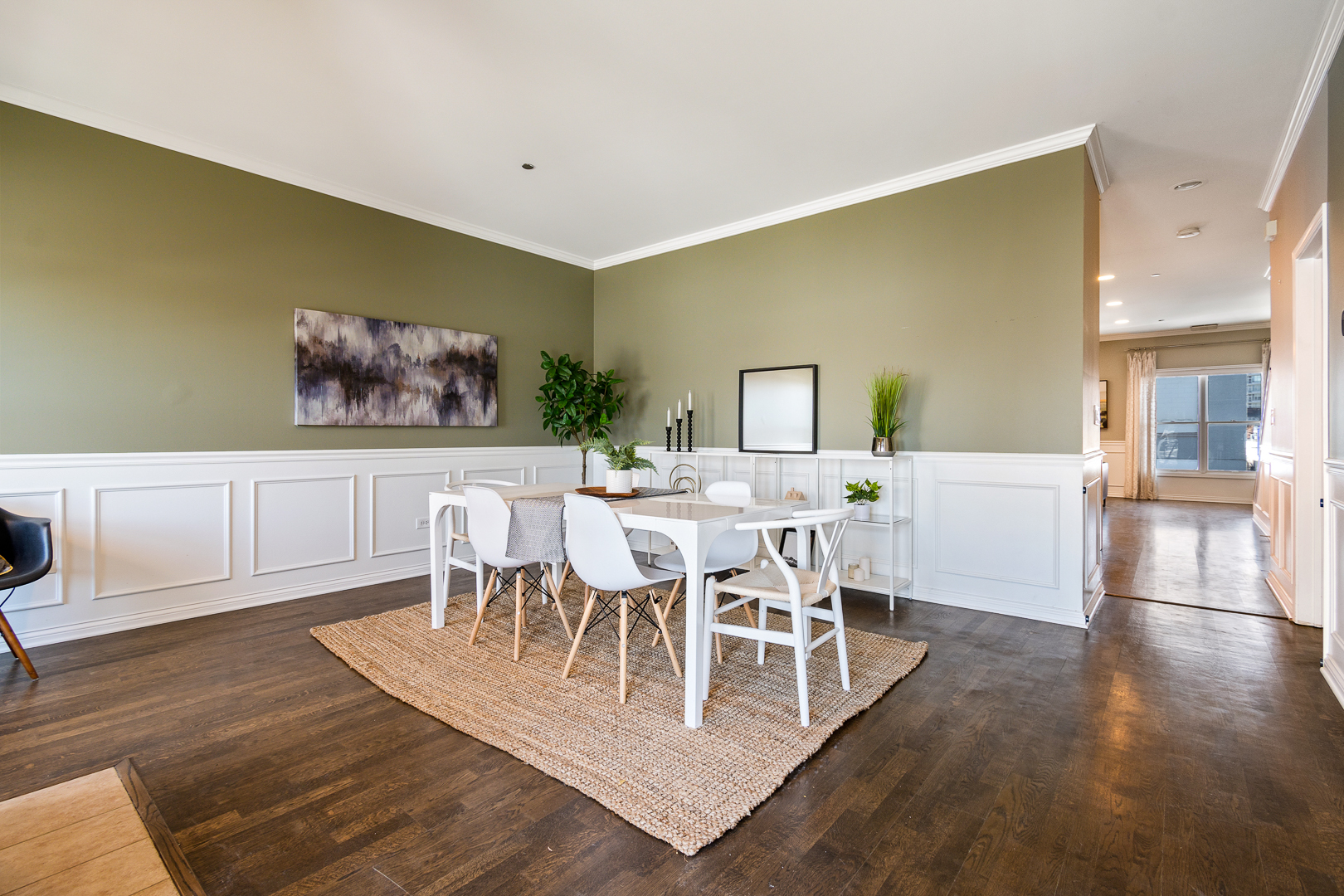 51 West 15th Street, Unit K2 Chicago, IL 60605 - Photo 13 of 28 a view of a dining room with furniture and wooden floor