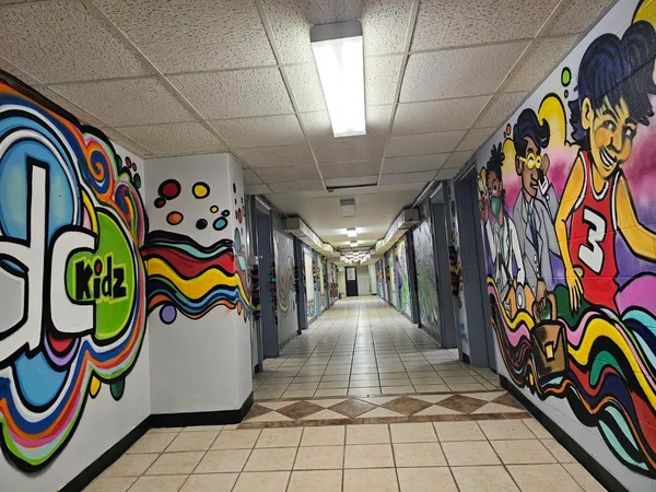 a view of empty room