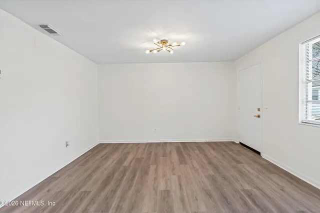 wooden floor in a empty room