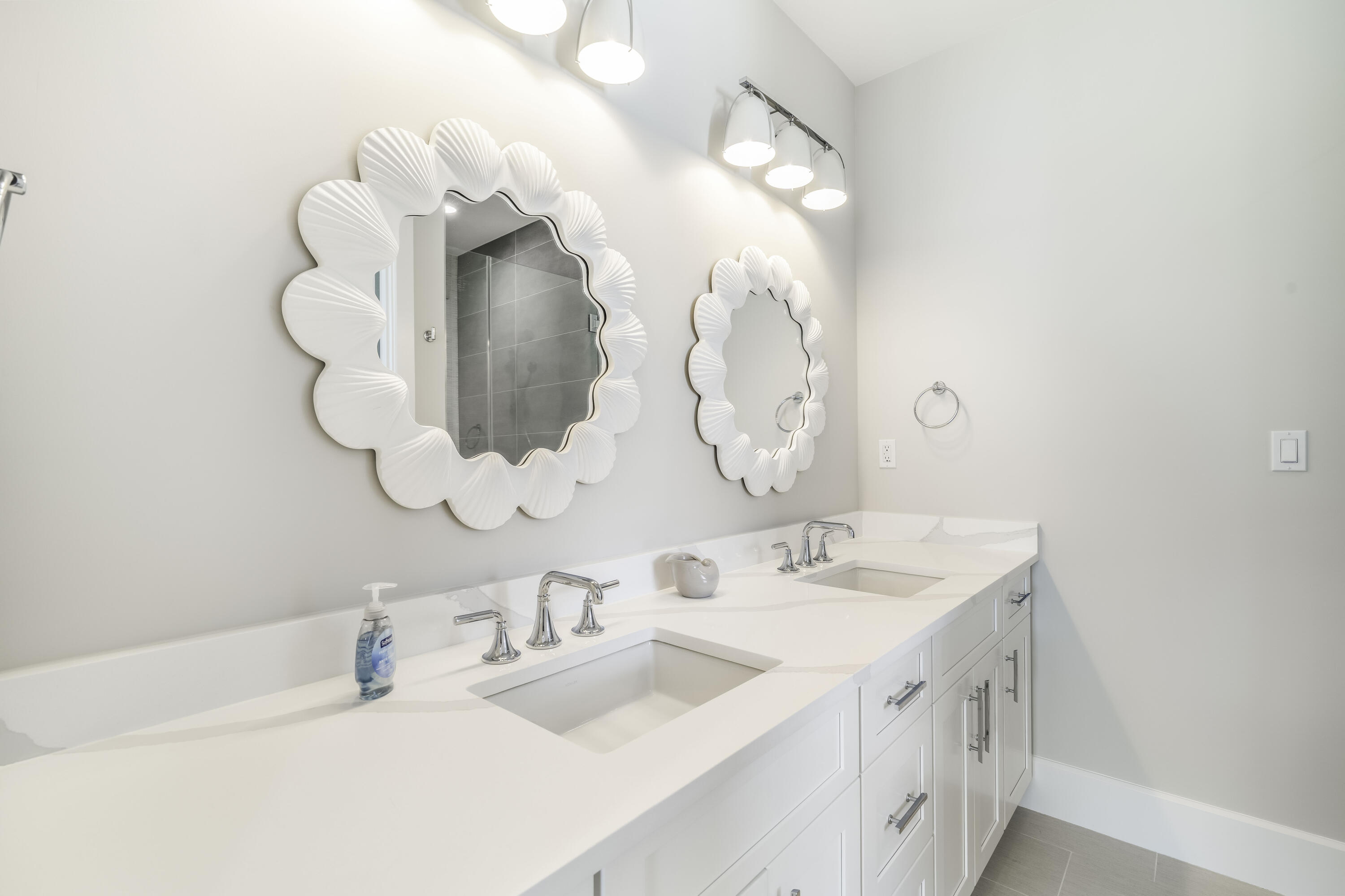 815 39th Street Marathon, FL 33050 - Photo 19 of 24 a bathroom with a double vanity sink and a mirror