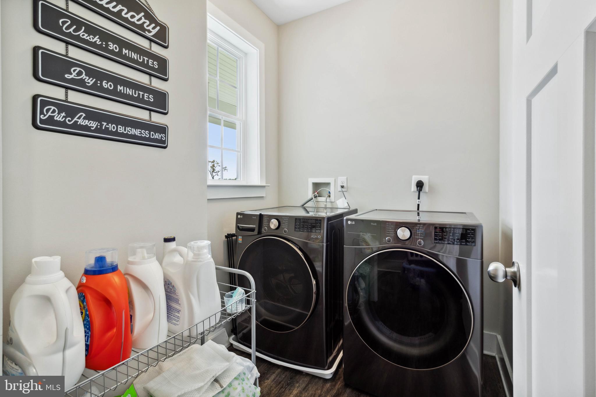 24019 Ingrams Drive Millsboro, DE 19966 - Photo 37 of 49 a utility room with dryer and washer